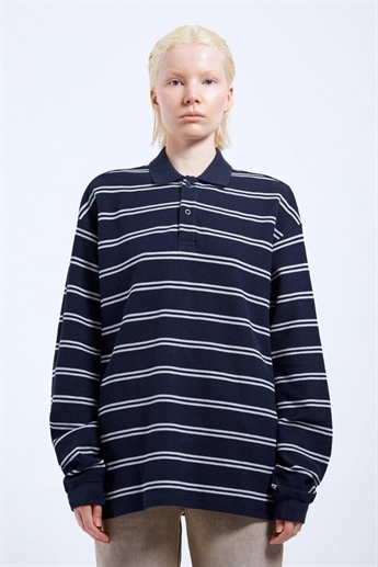 DR. Denim, Reno Polo, Navy Stripe